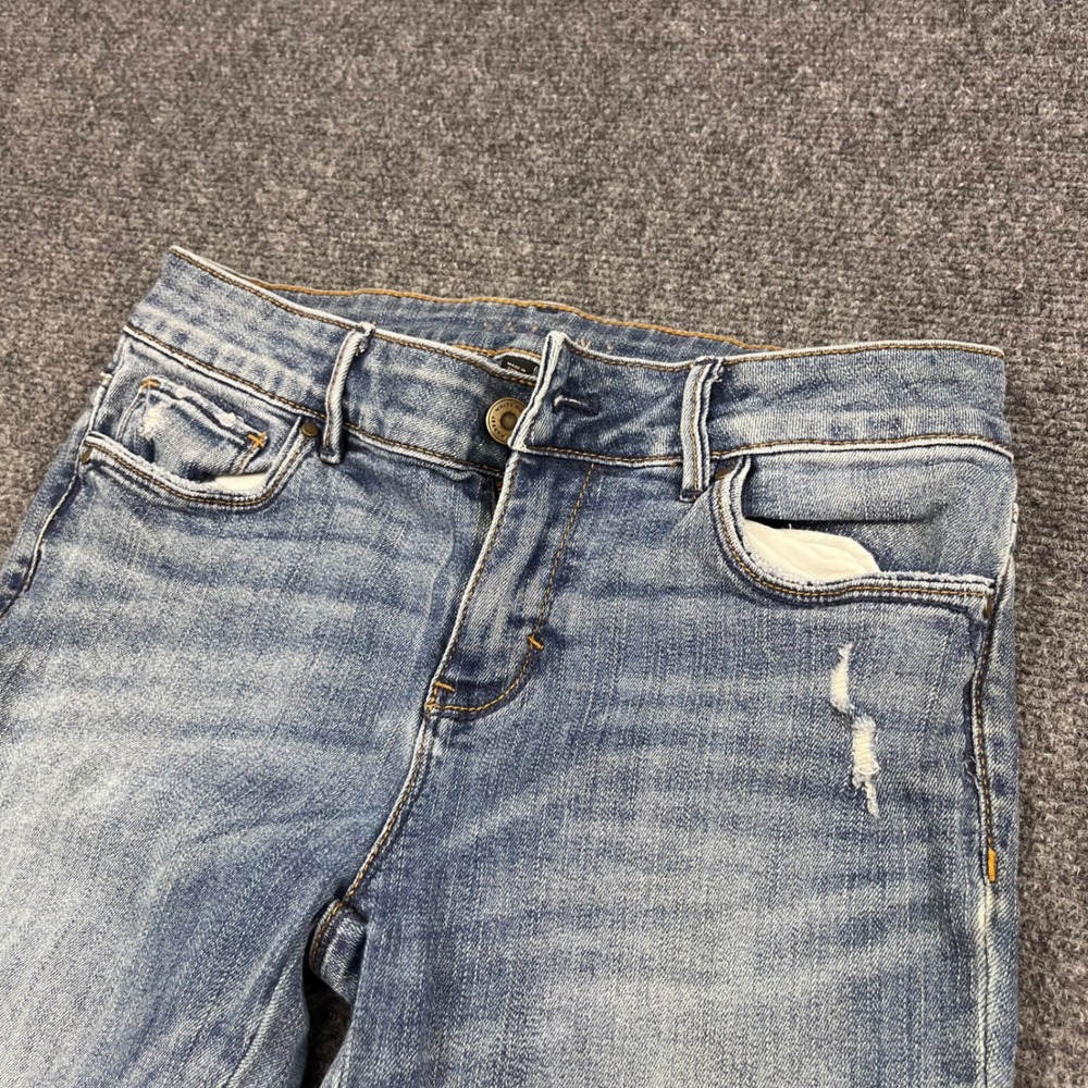 White House Black Market Skinny Studded Embellished Blue Denim Jeans